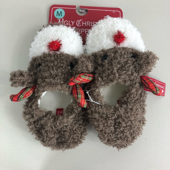 Shoes - Slippers Ugly Christmas Slippers Size Medium